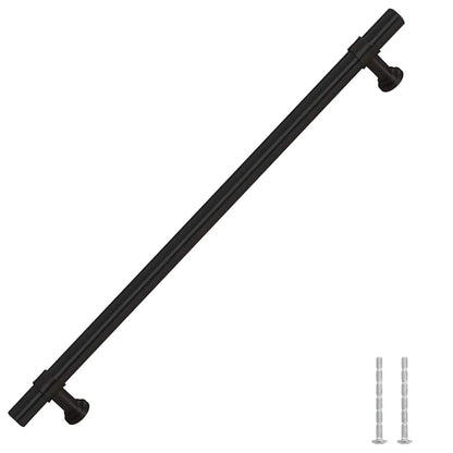 Maniglie per Mobili 5pz Nere 224mm in Acciaio Inox