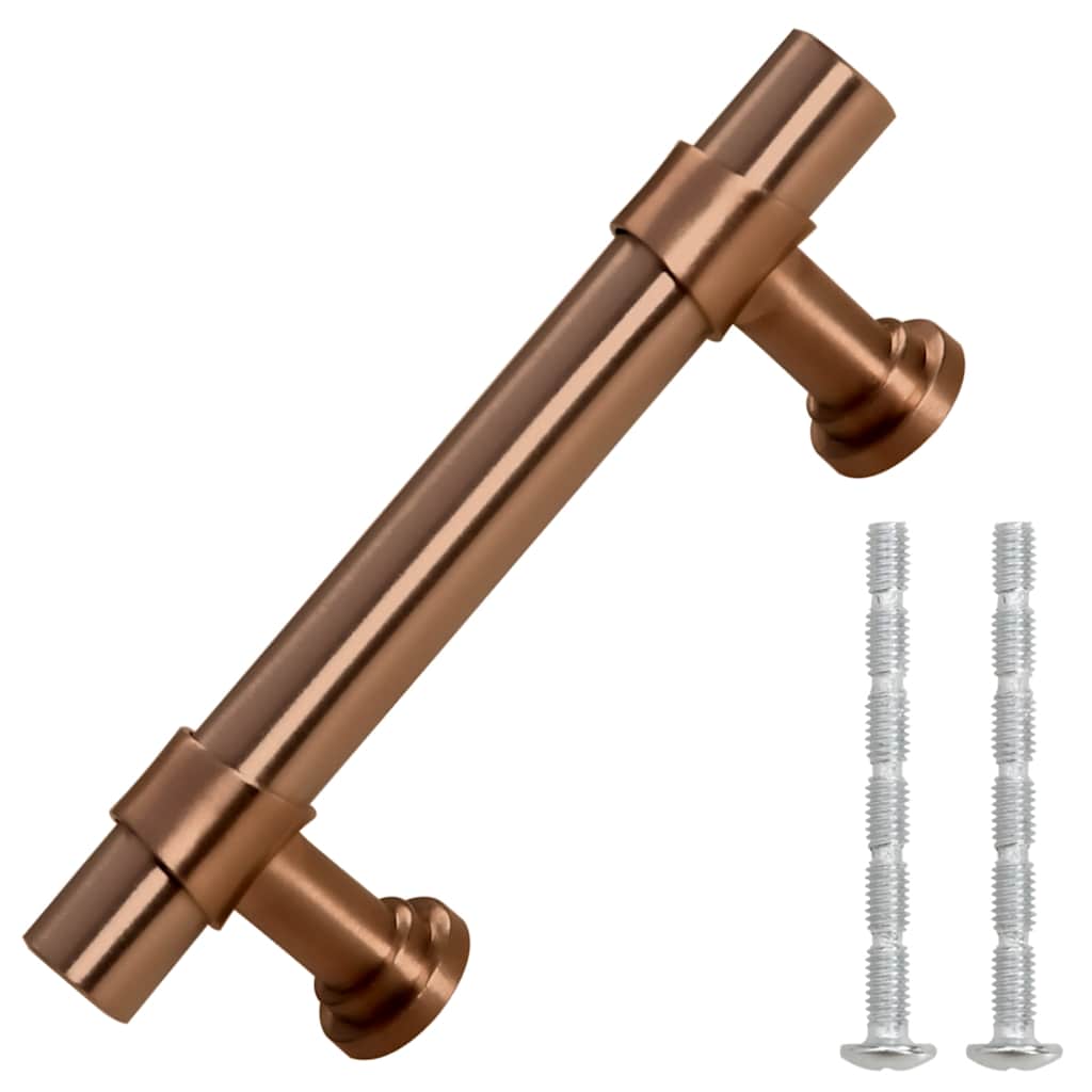 Maniglie per Mobili 10pz Bronzo 64mm in Acciaio Inox