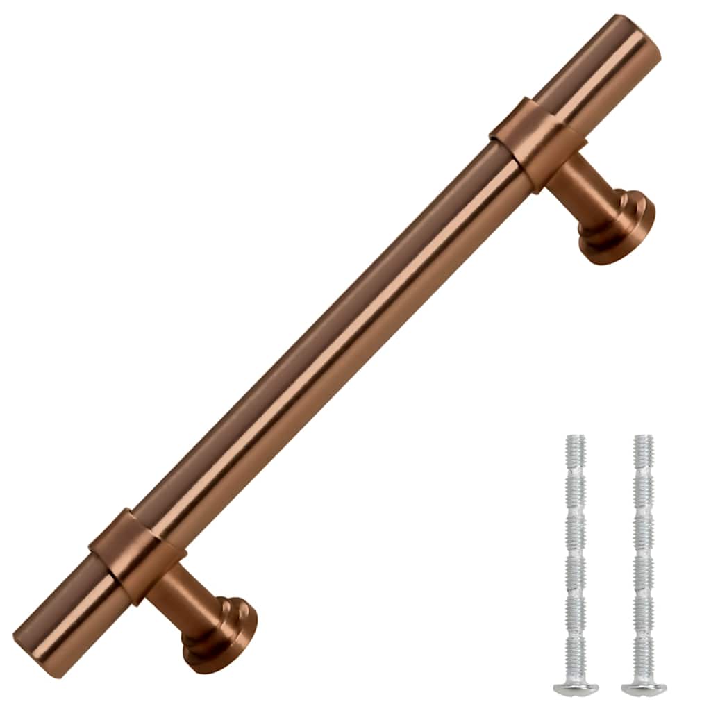 Maniglie per Mobili 10pz Bronzo 96mm in Acciaio Inox