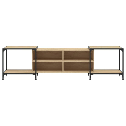 Mobile Porta TV Rovere Sonoma 203x37x50 cm in Legno Multistrato