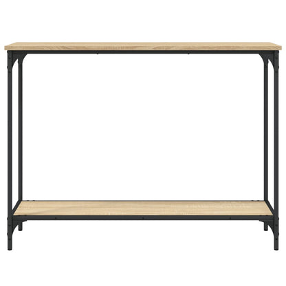 Tavolino Consolle Rovere Sonoma 101x30,5x75cm Legno Multistrato