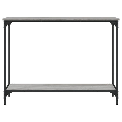 Tavolino Consolle Grigio Sonoma 101x30,5x75cm Legno Multistrato