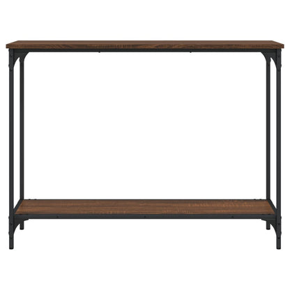 Tavolo Consolle Rovere Marrone 101x30,5x75 cm Legno Multistrato