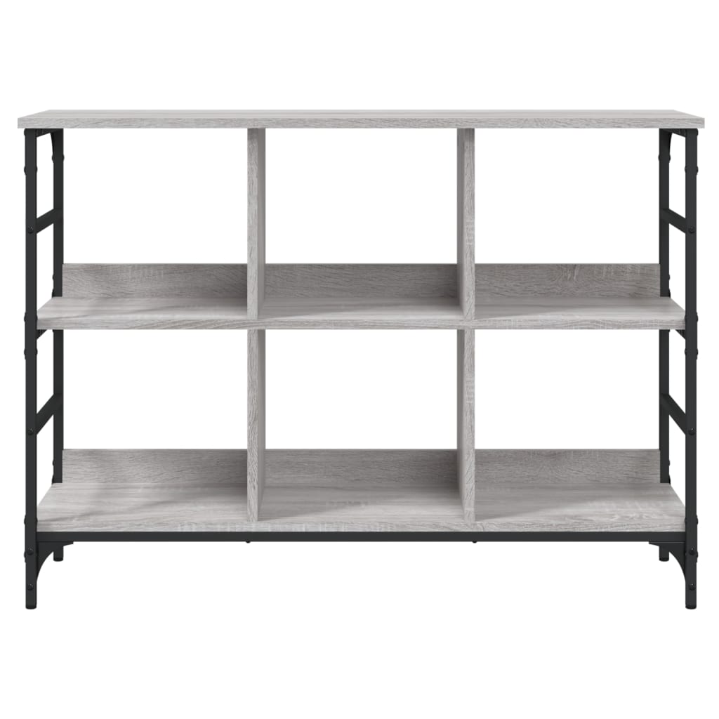 Credenza Grigio Sonoma 102x32x73,5 cm in Legno Multistrato