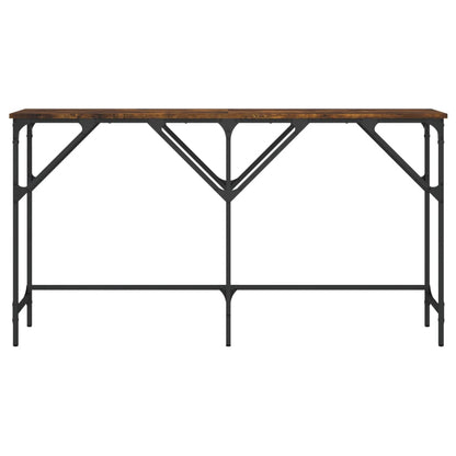 Tavolo Consolle Rovere Fumo 140x29x75 cm in Legno Multistrato