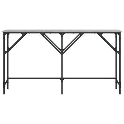 Tavolo Consolle Grigio Sonoma 140x29x75 cm in Legno Multistrato