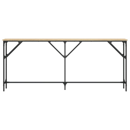 Tavolo Consolle Rovere Sonoma 180x23x75 cm in Legno Multistrato