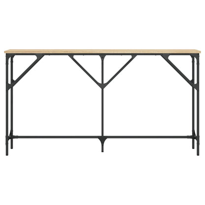 Tavolino Consolle Rovere Sonoma 140x23x75 cm Legno Multistrato