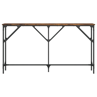 Tavolo Consolle Rovere Fumo 140x23x75 cm in Legno Multistrato