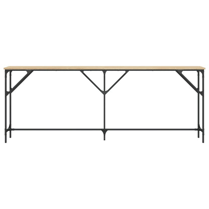 Tavolo Consolle Rovere Sonoma 200x29x75 cm in Legno Multistrato