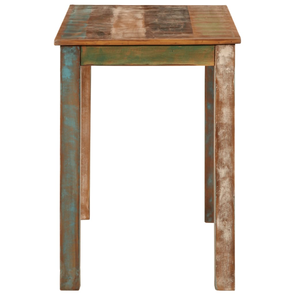 Tavolo da Pranzo 110x55x76 cm in Legno Massello di Recupero