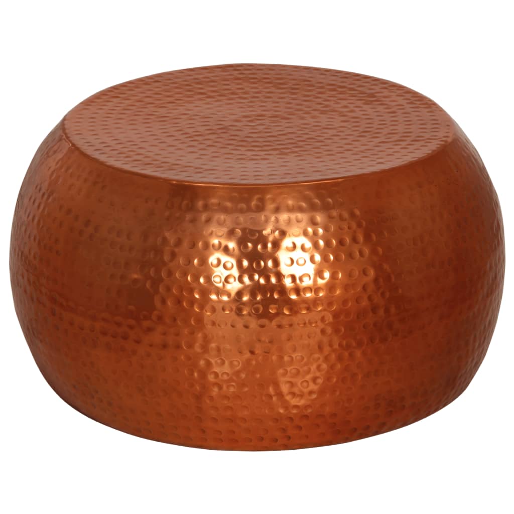 Tavolino da Salotto in Ottone Ã˜55x28 cm in Alluminio