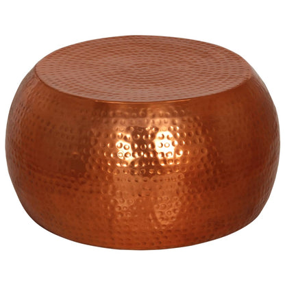 Tavolino da Salotto in Ottone Ã˜55x28 cm in Alluminio