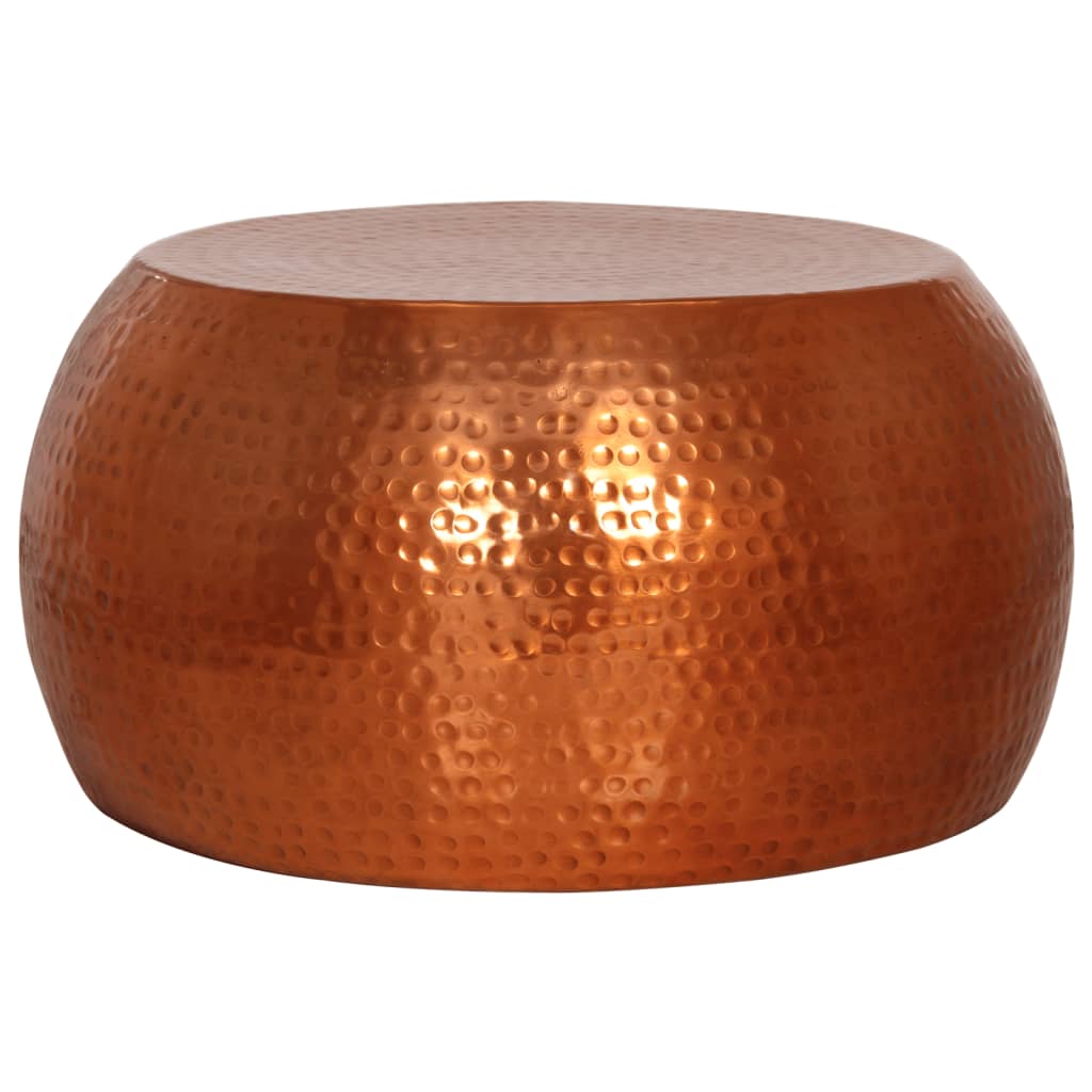 Tavolino da Salotto in Ottone Ã˜55x28 cm in Alluminio