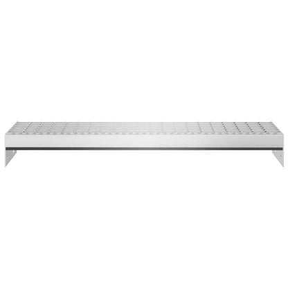 Gradino in Griglia 60x24x7 cm Acciaio Zincato