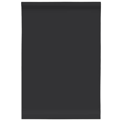 Adesivi per Mobili Autoadesivi Nero Opaco 90x500 cm in PVC
