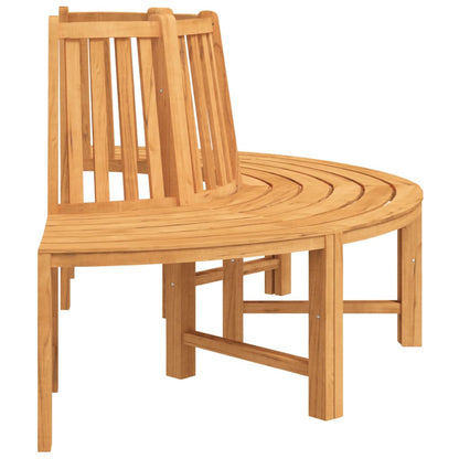 Panche per Albero Semi Circolari 2pz Ø201cm Legno Massello Teak