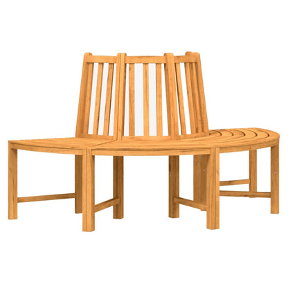 Panche per Albero Semi Circolari 2pz Ã˜160cm Legno Massello Teak