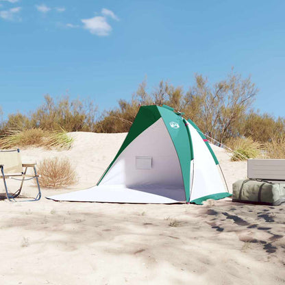 Tenda da Spiaggia Verde Mare 268x223x125 cm in Poliestere 185T