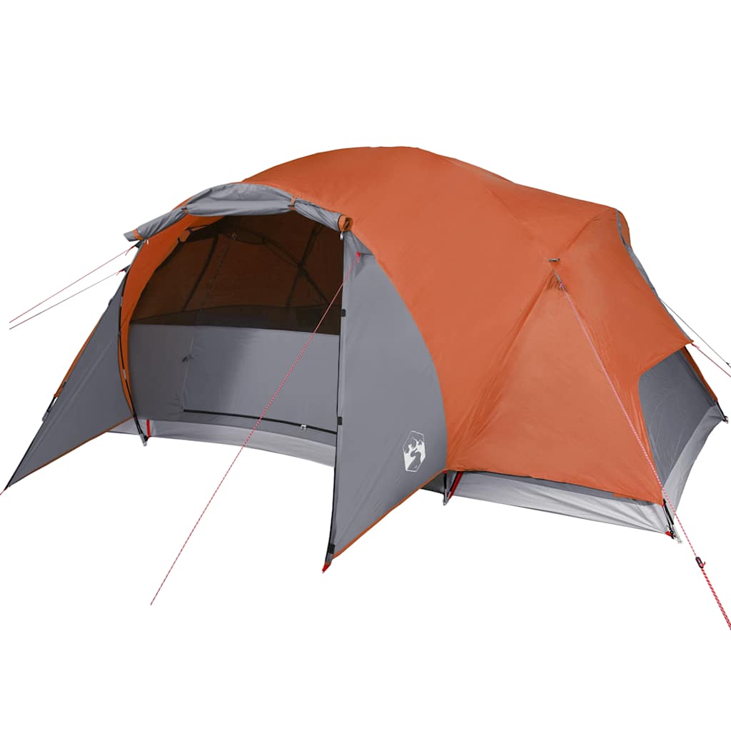 Tenda da Campeggio Crossvent 8 Persone Arancione Impermeabile