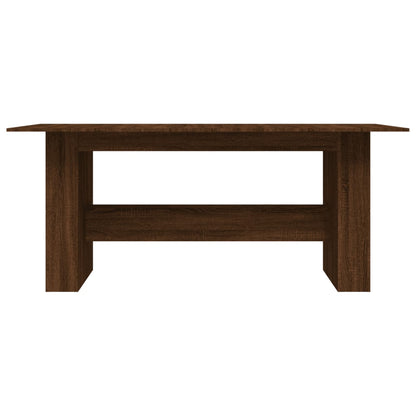 Tavolo da Pranzo Rovere Marrone 180x90x76 cm Legno Multistrato