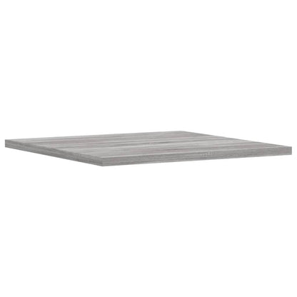 Mensole Parete 4pz Grigio Sonoma 40x40x1,5cm Legno Multistrato