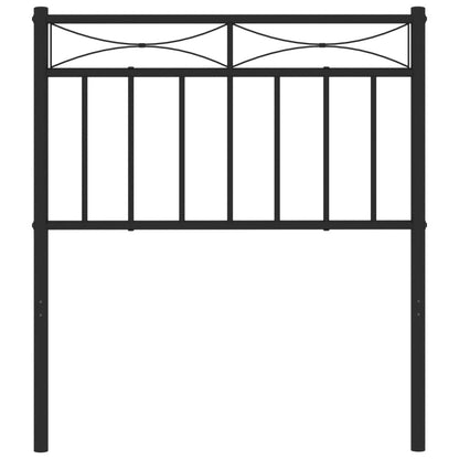 Testiera di Ricambio in Metallo Nero 75 cm