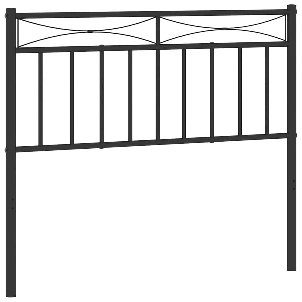 Testiera di Ricambio in Metallo Nero 100 cm