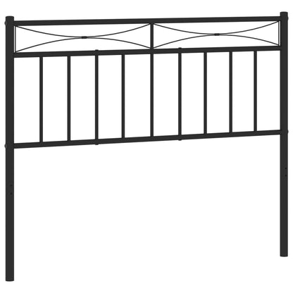 Testiera di Ricambio in Metallo Nero 107 cm