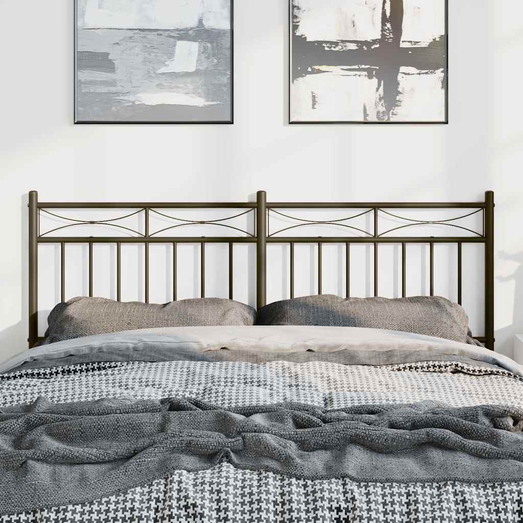 Testiera di Ricambio in Metallo Nero 135 cm
