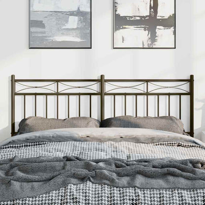 Testiera di Ricambio in Metallo Nero 135 cm