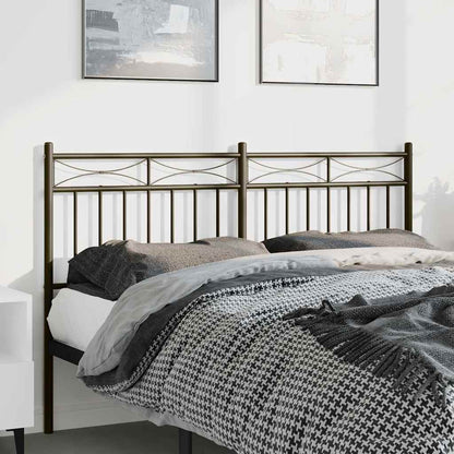 Testiera di Ricambio in Metallo Nero 135 cm