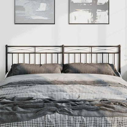 Testiera di Ricambio in Metallo Nero 180 cm