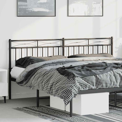 Testiera di Ricambio in Metallo Nero 180 cm
