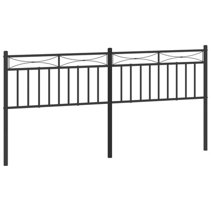 Testiera di Ricambio in Metallo Nero 193 cm