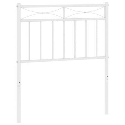 Testiera di Ricambio in Metallo Bianco 75 cm