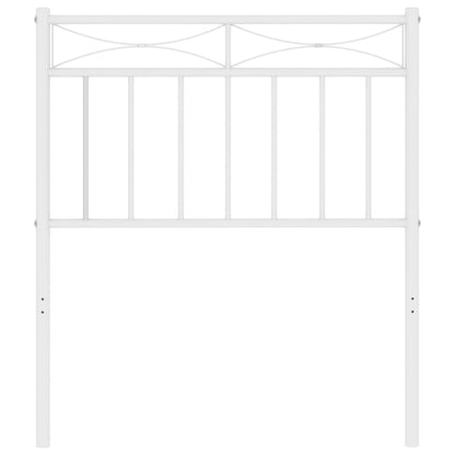 Testiera di Ricambio in Metallo Bianco 75 cm