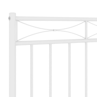 Testiera di Ricambio in Metallo Bianco 75 cm