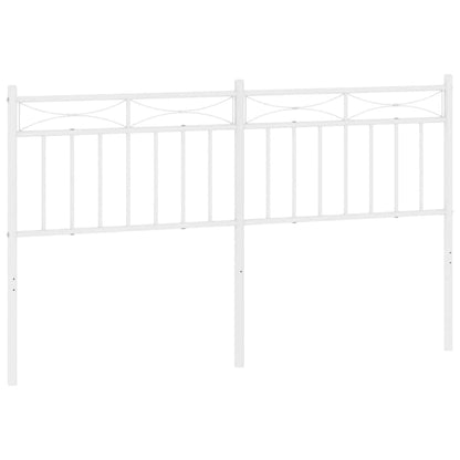 Testiera di Ricambio in Metallo Bianco 150 cm
