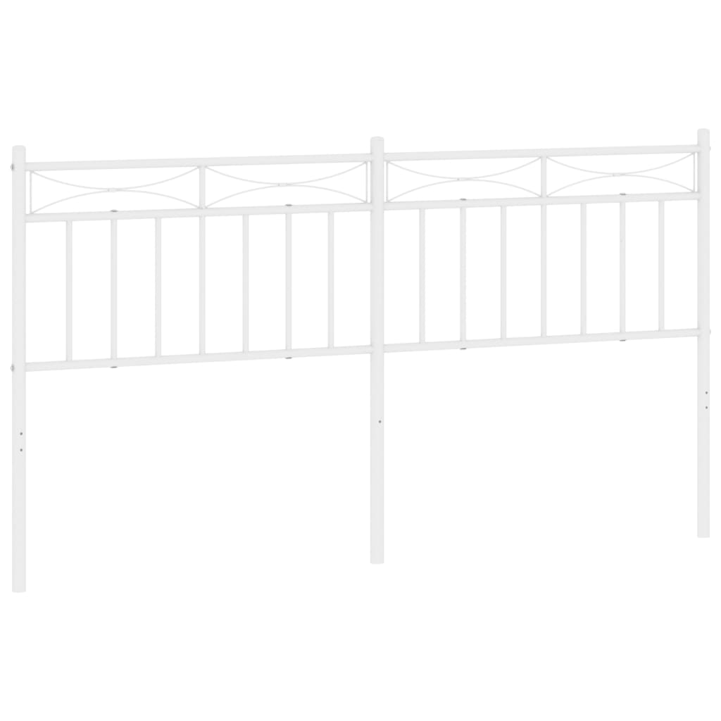 Testiera di Ricambio in Metallo Bianco 160 cm