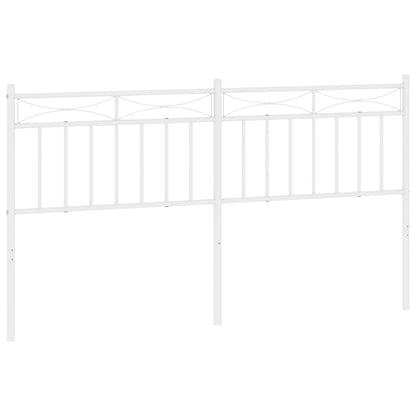 Testiera di Ricambio in Metallo Bianco 160 cm
