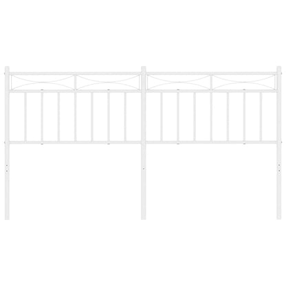 Testiera di Ricambio in Metallo Bianco 160 cm