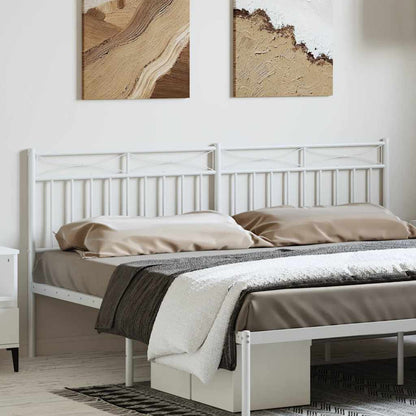 Testiera di Ricambio in Metallo Bianco 180 cm