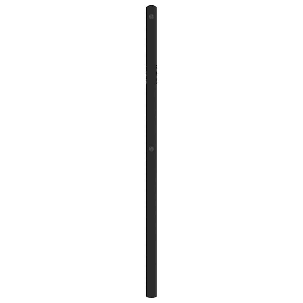 Testiera di Ricambio in Metallo Nero 90 cm