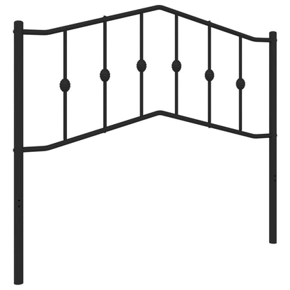 Testiera di Ricambio in Metallo Nero 107 cm