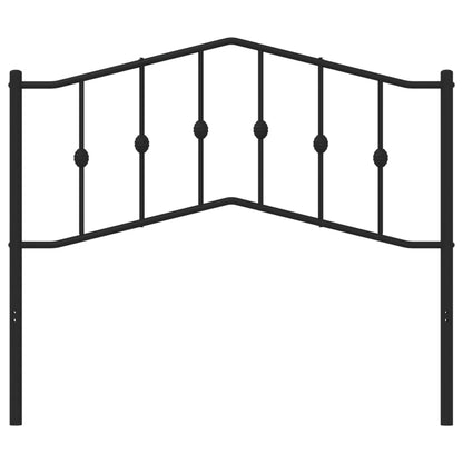 Testiera di Ricambio in Metallo Nero 107 cm