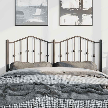 Testiera di Ricambio in Metallo Nero 135 cm
