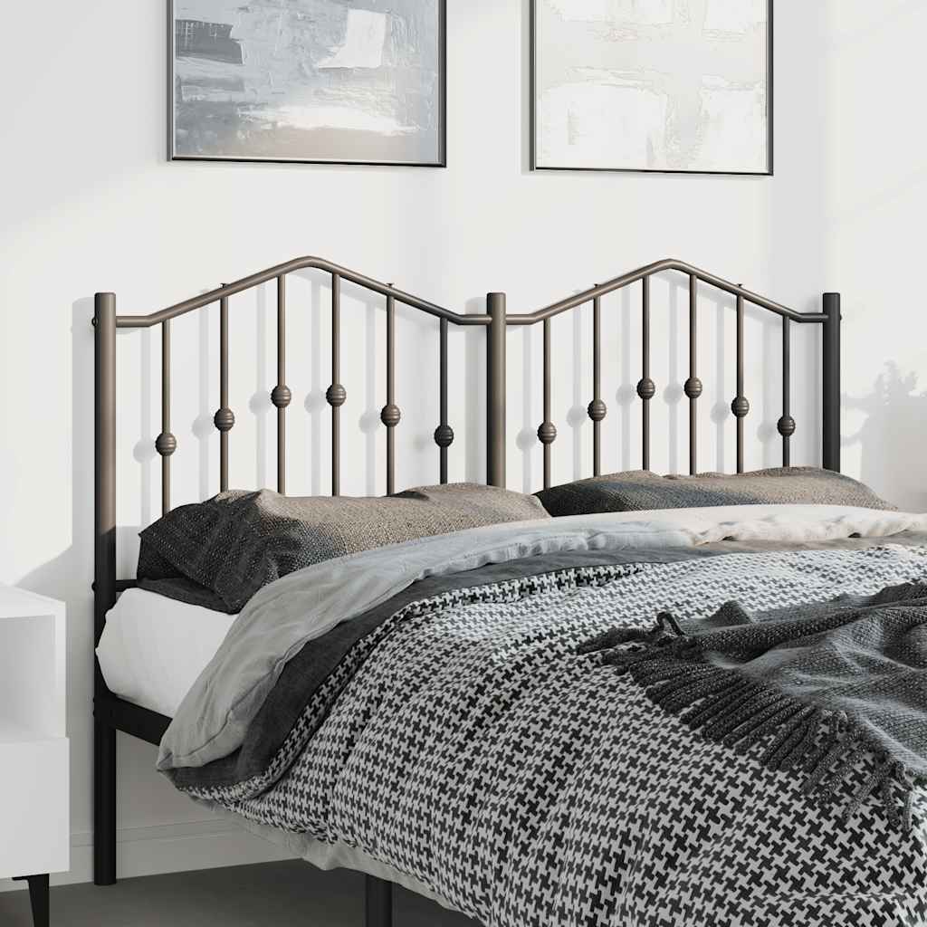 Testiera di Ricambio in Metallo Nero 135 cm