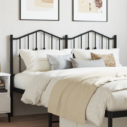 Testiera di Ricambio in Metallo Nero 140 cm
