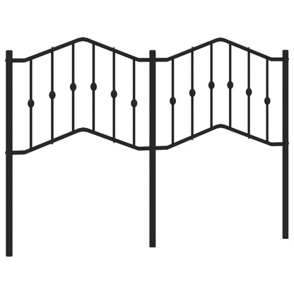 Testiera di Ricambio in Metallo Nero 150 cm